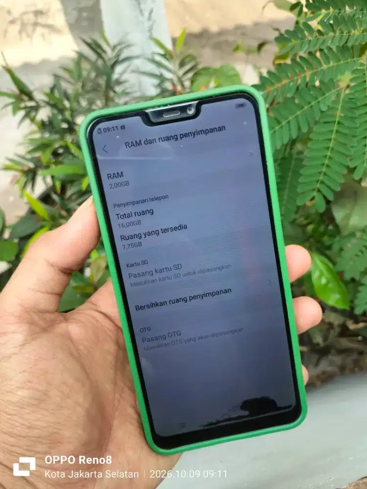 Vivo y81 ram 2/16
Mines
Ada noda item d layar
Kelengkapan 
Hp saja