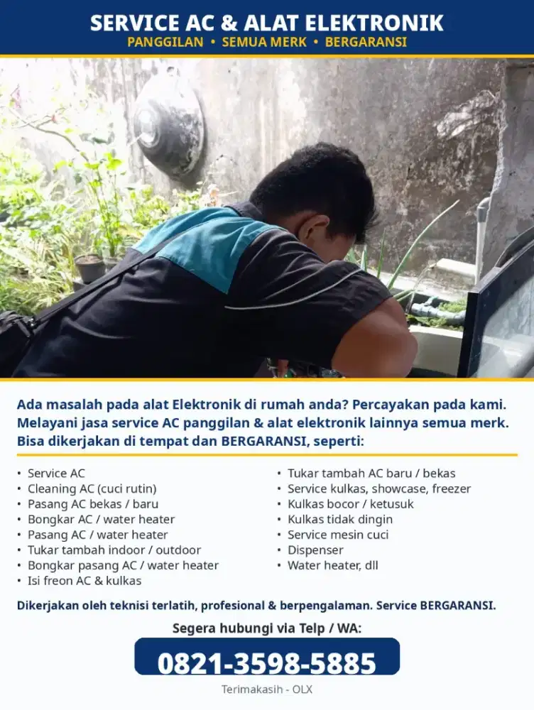 Jasa cek kulkas & perbaikan kulkas Bergaransi