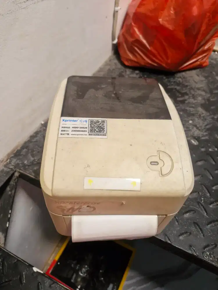 Printer resi barcode label