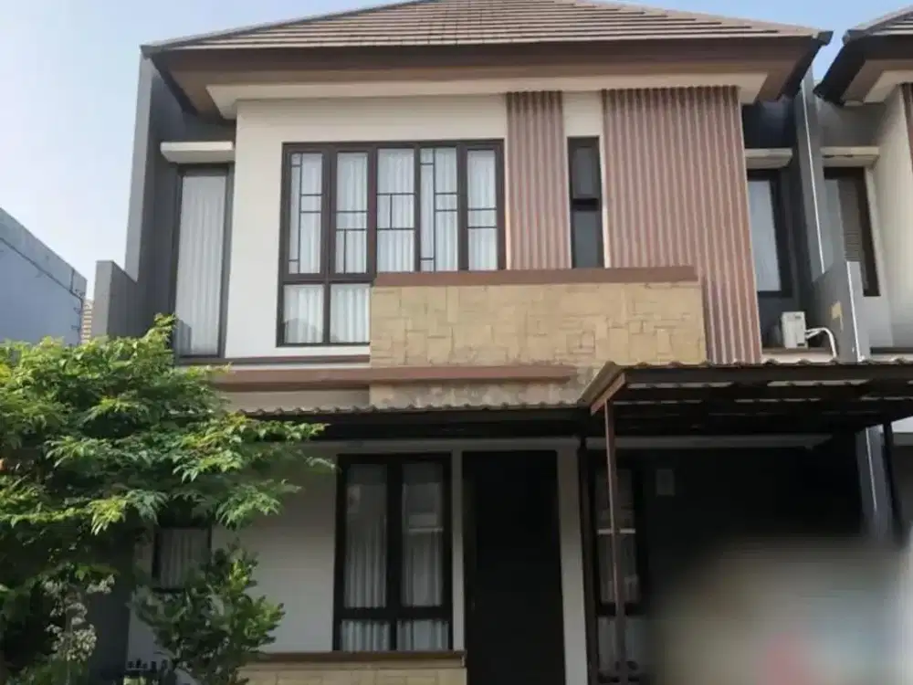 Dijual Rumah Semi Furnished 2 Lantai Samping Hook di Cluster The Mozia Dekat Ice & Akses Tol BSD