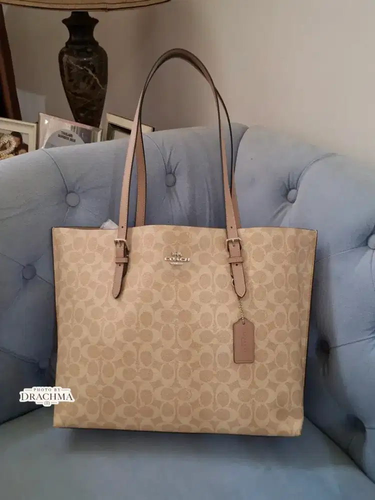 PRELOVED TOTE BAG BRAND COACH MOLLIE SIGNATURE