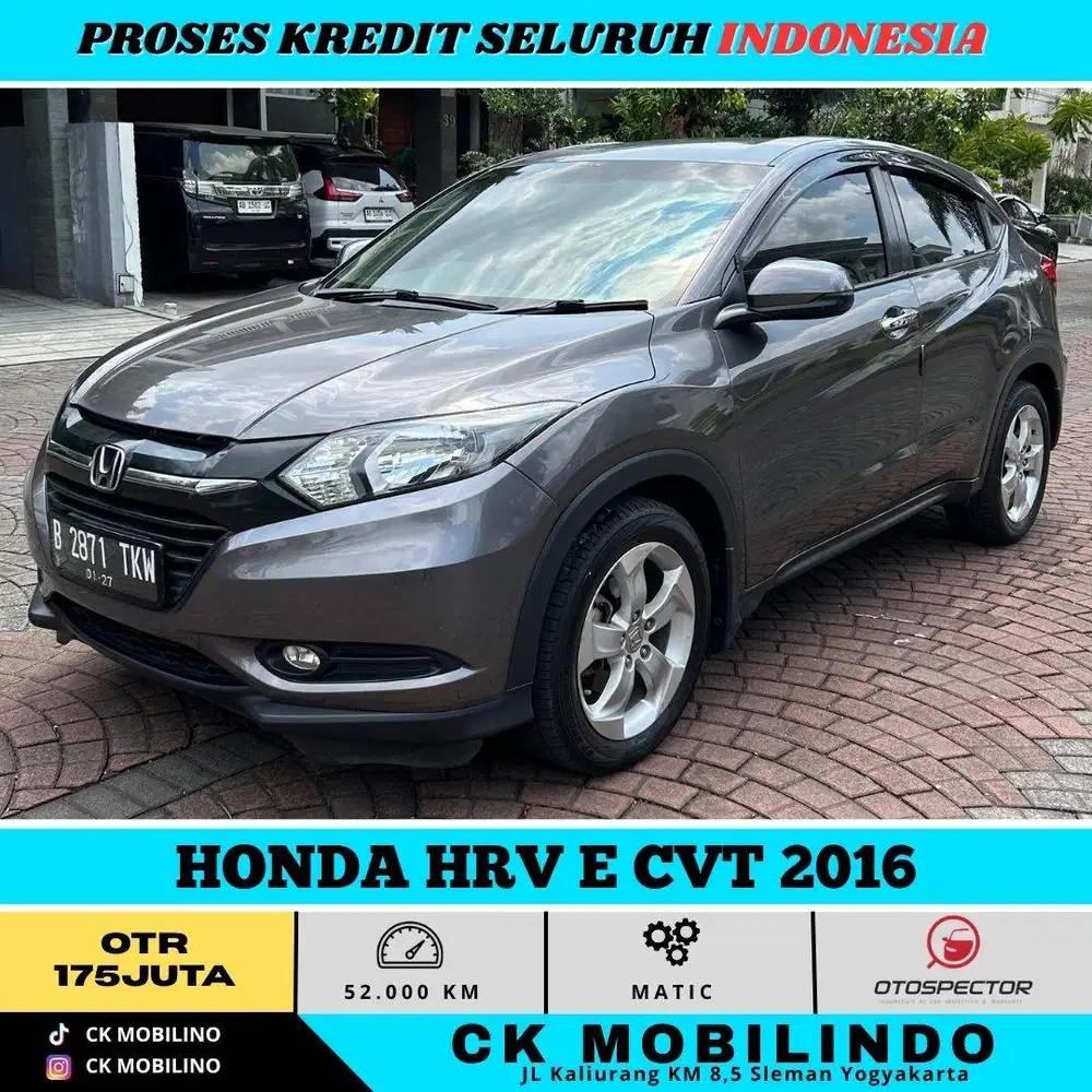 HONDA HRV E CVT 2016 SILVERSTONE PEMAKAIAN 2017