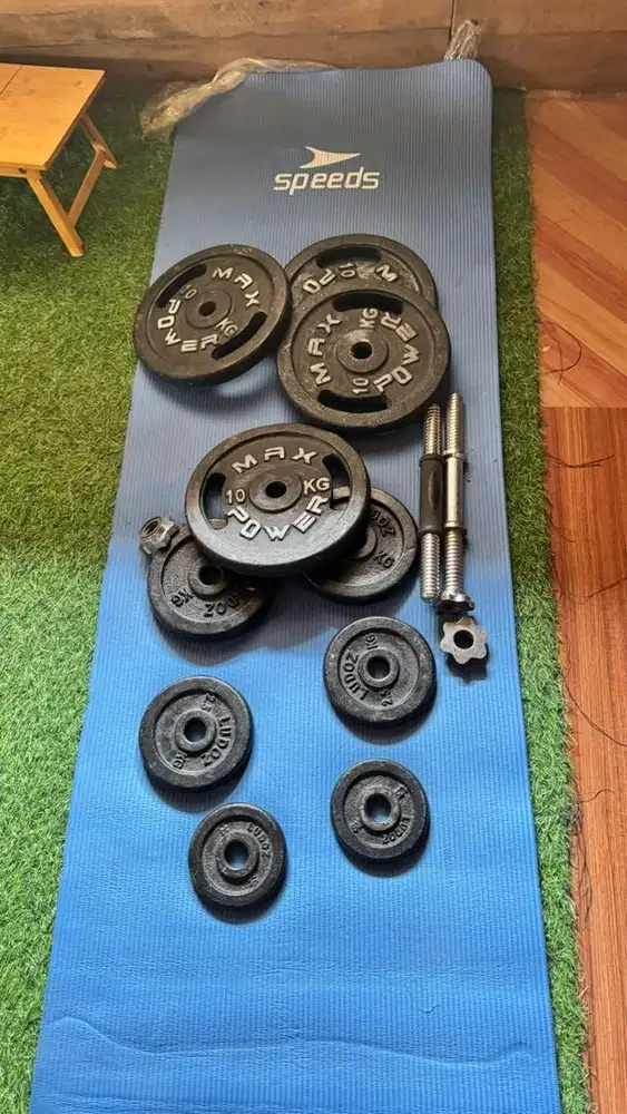 barbel dumbel gym alat fitnes