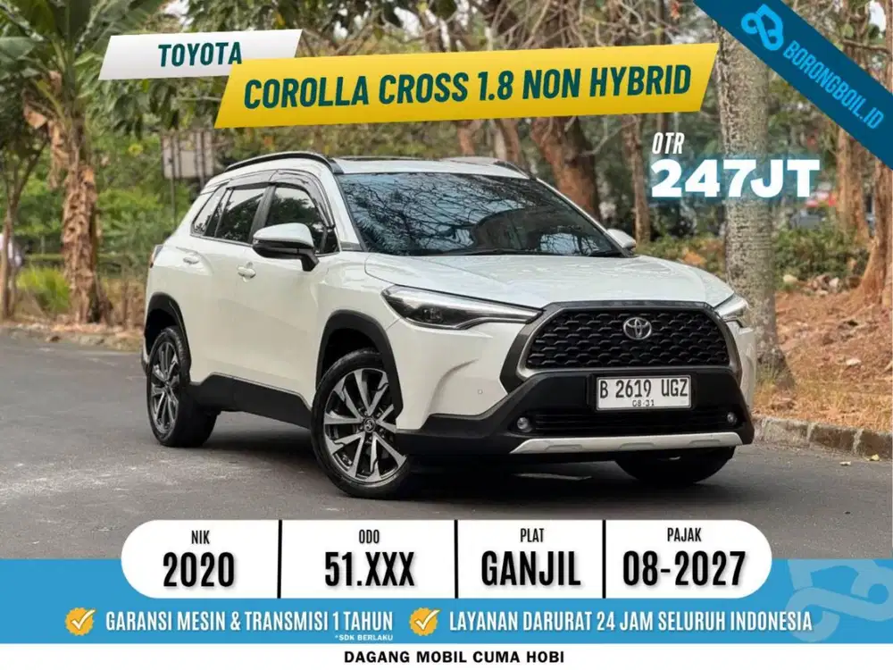 [LOW KM] Toyota Corolla Cross 1.8 AT Non Hybrid 2020/2021 | CX5 Creta