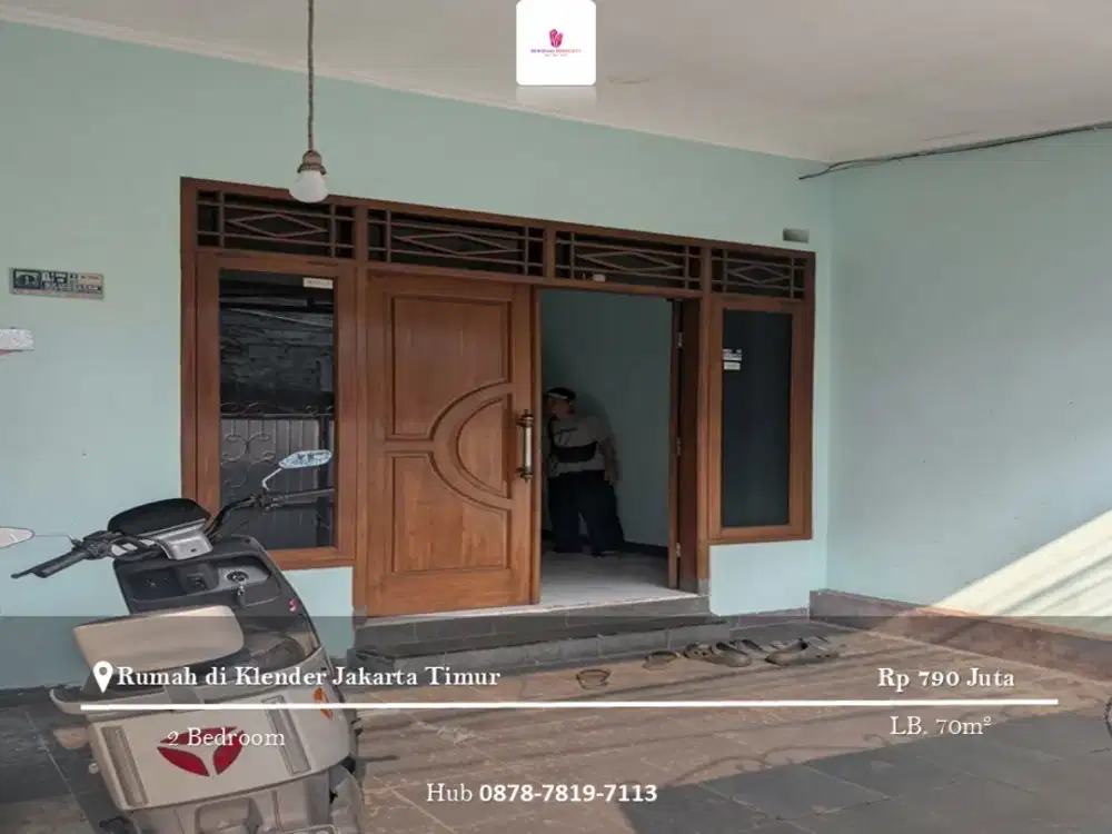 Dijual Rumah di Klender. Jakarta Timur SHM
