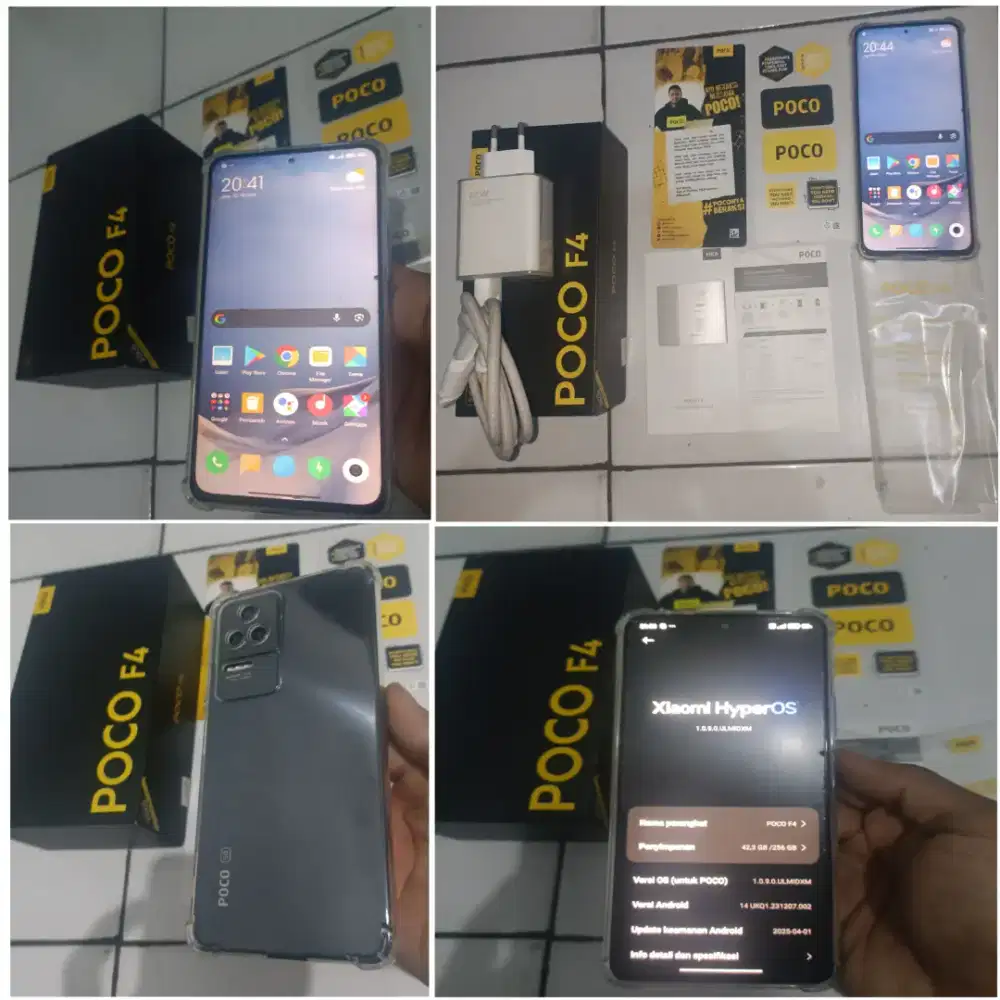 POCO F4 5G 8/256 FULLSET PART FULL ORIGINAL TERAWAT