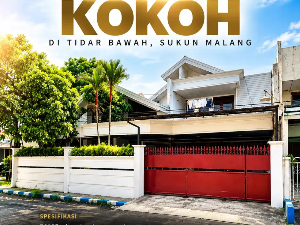 Rumah siap huni di Tidar Bawah Malang