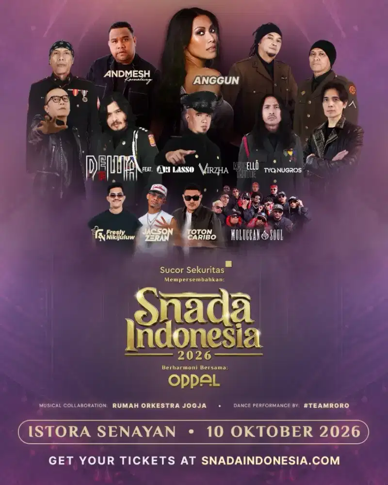 Jual Rugi - Tiket Snada Indonesia 2026 ( Festival 800 rb an )