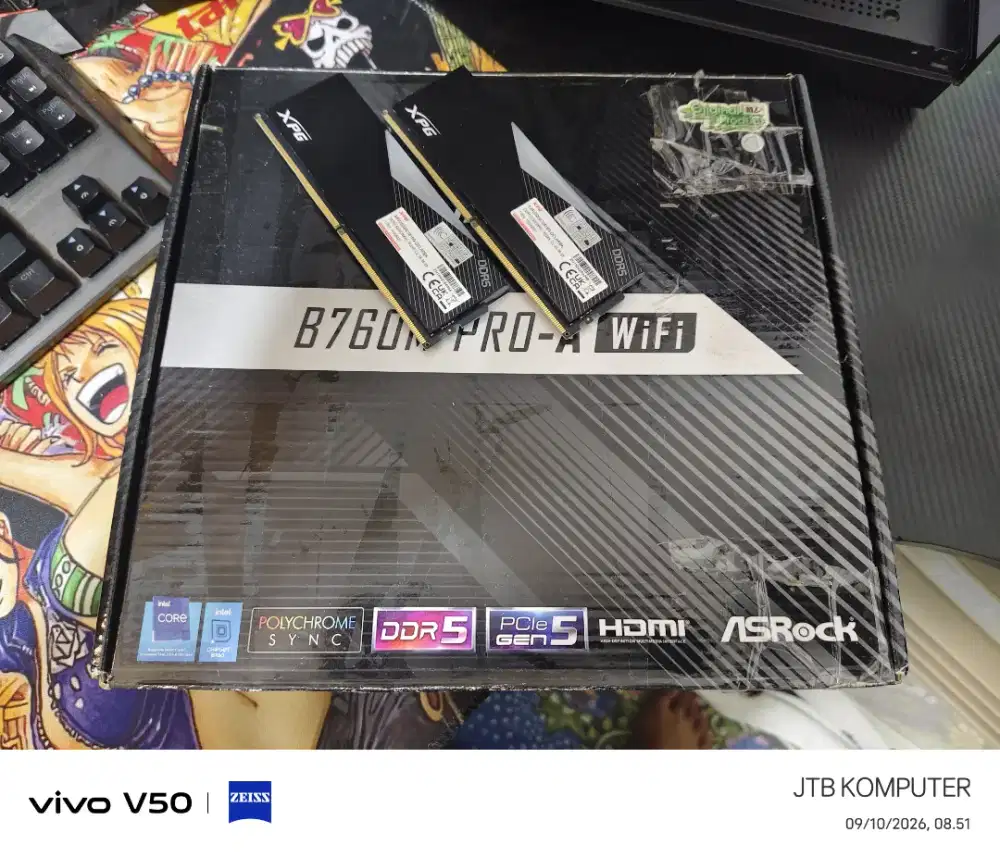 MOTHERBOARD B760M WIFI + RAM 32GB DDR5 - INTEL LGA1700