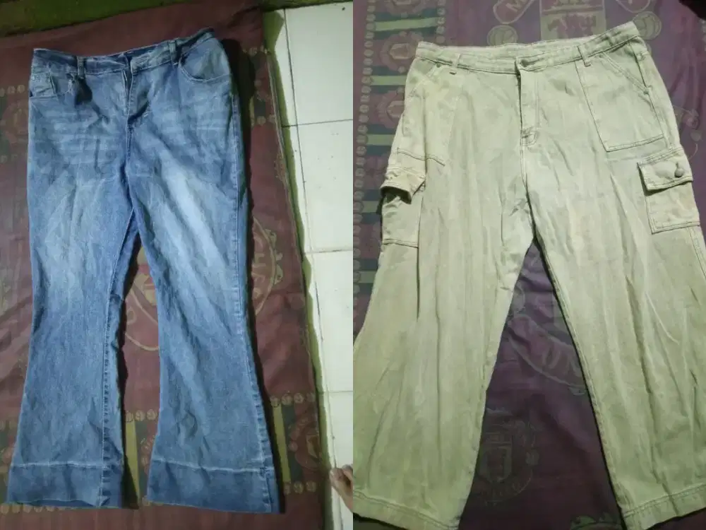 Jual celana jians34 cargo38 80k ambil semua