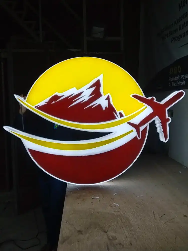 NEON BOX ukuran custem
