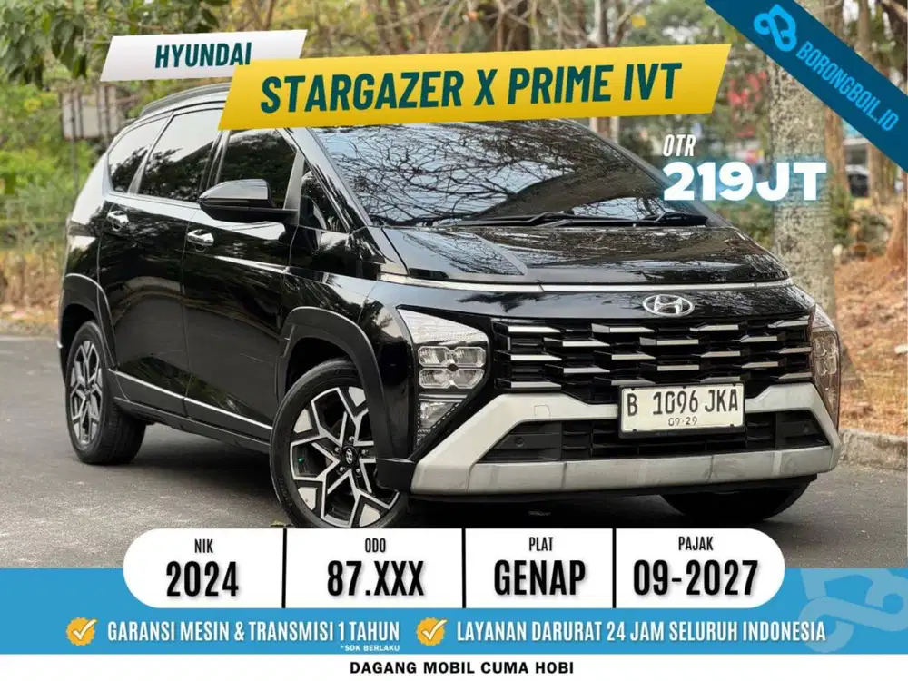[TERMURAH] Hyundai Stargazer X Prime IVT 2023/2024 | Xpander Veloz XL7