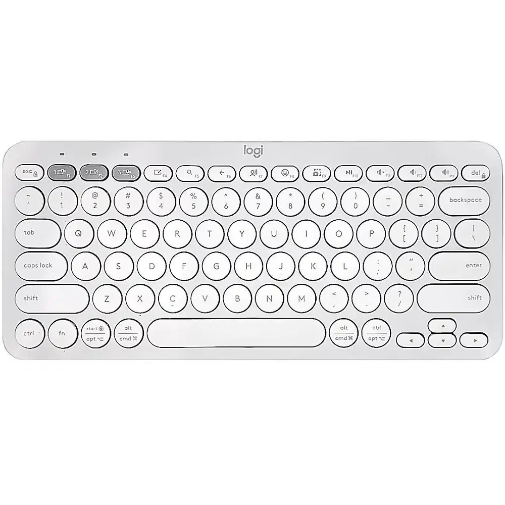 260901G Original Keyboard Logitech K380s Pebble Keys 2 Tonal White Blu