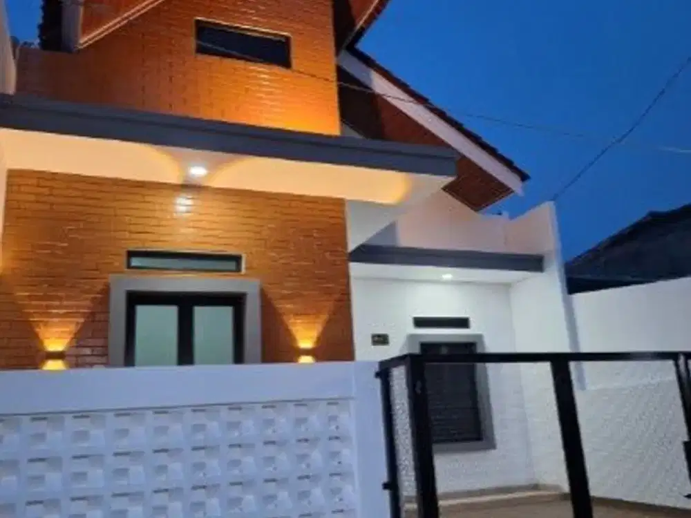 Dijual! Rumah Estetik, Terdapat Minibar Cantik, Carport 1 Mobil, Lingkungan Rapi dan Nyaman, Mengusung Konsep Rumah Sehat