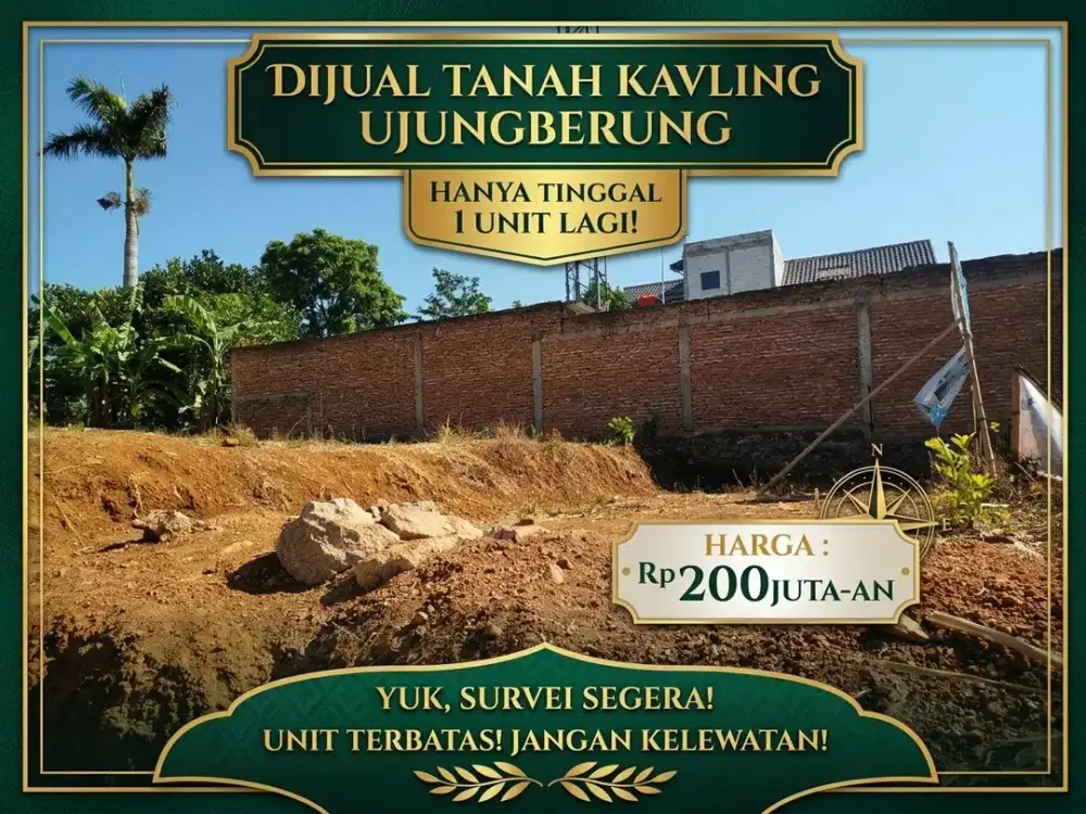 Tanah Kavling Ujungberung hanya 200jutaan