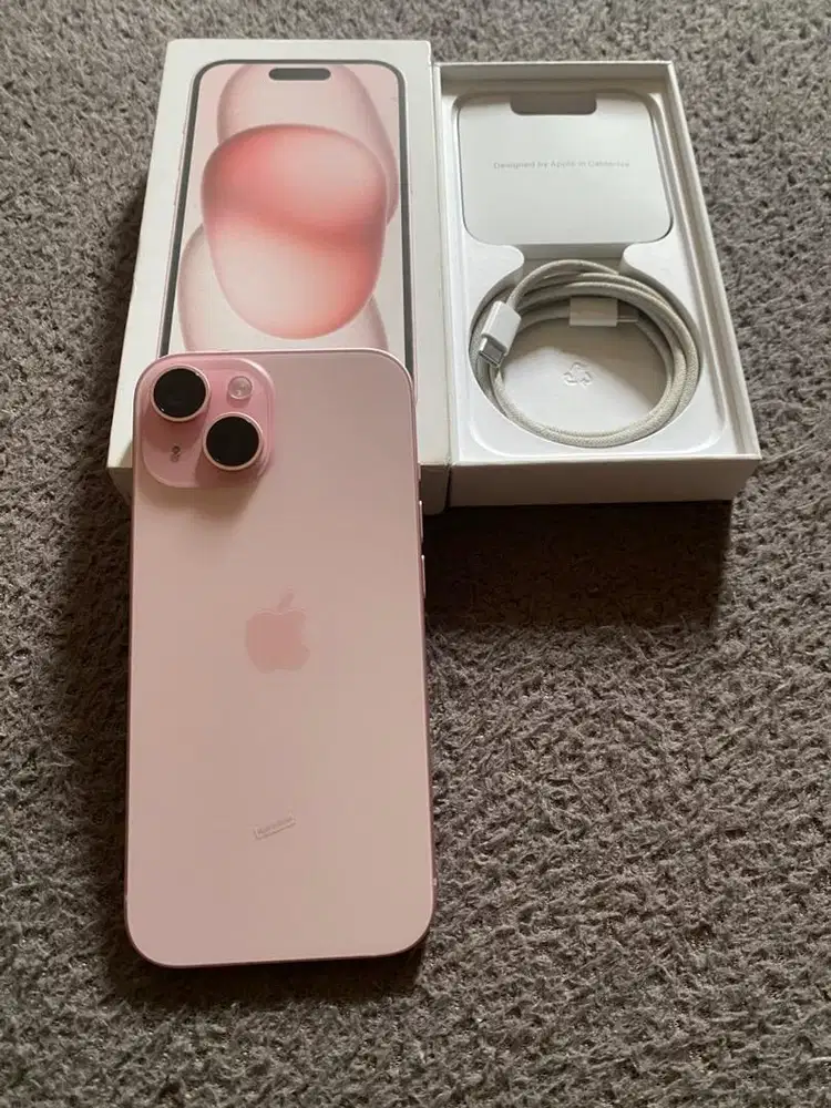 Iphone 15 128 GB Pink iBox Garansi ON Juli 2027