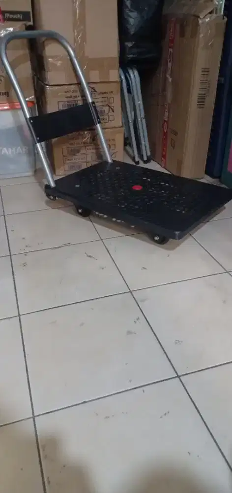 Troli Lipat Barang Hitam (Baru)