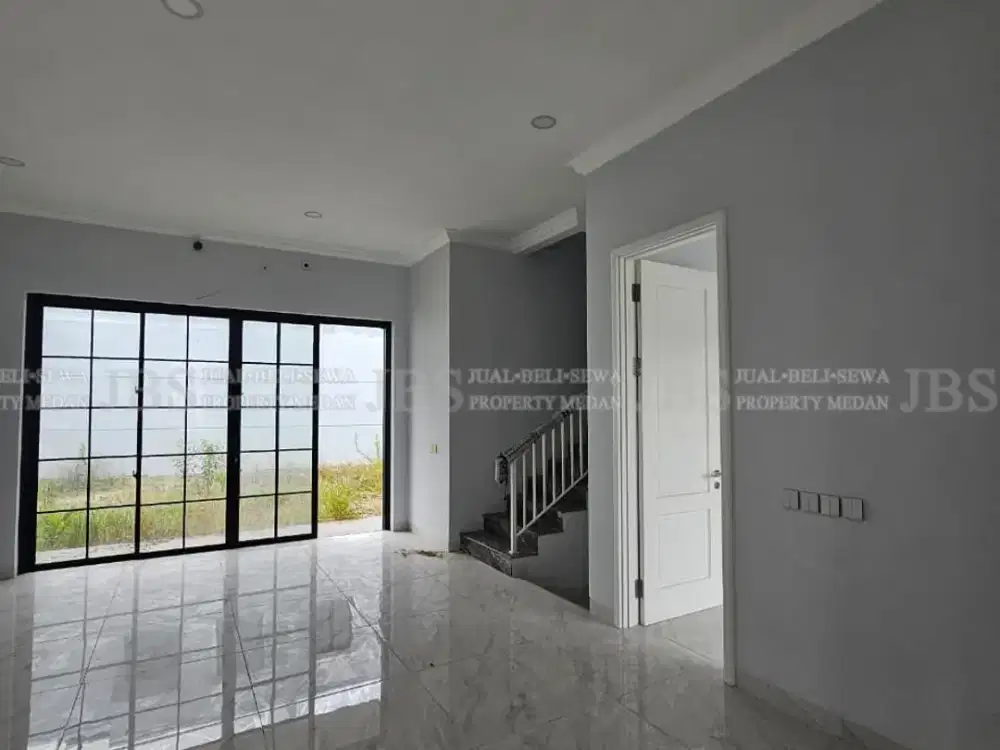 Disewakan Rumah View Danau di Komplek Citraland Sampali Cluster Caspian - Medan