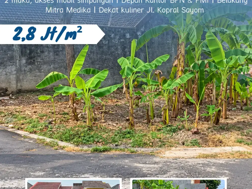 Pekarangan Strategis Di Gunungan Baru,Bareng Lor Klaten Utara