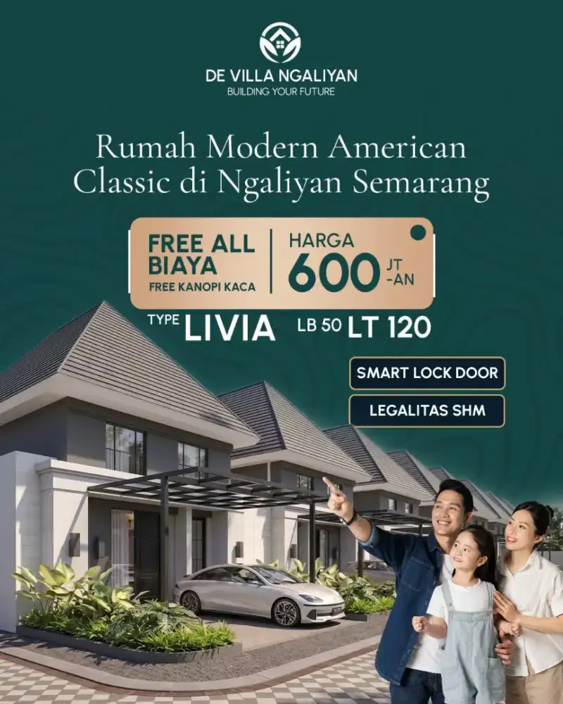 Promo awal bulan oktober rumah cluster one gate jalan lebar ngaliyan