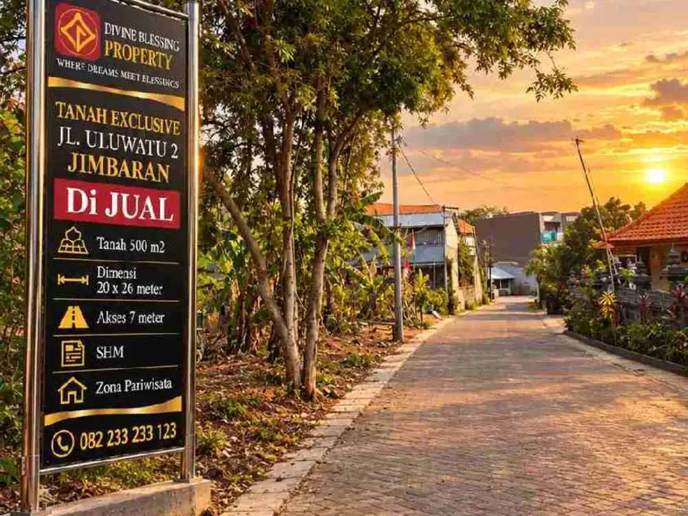 Tanah EXCLUSIVE zona Pariwisata jl Uluwatu 2 Jimbaran