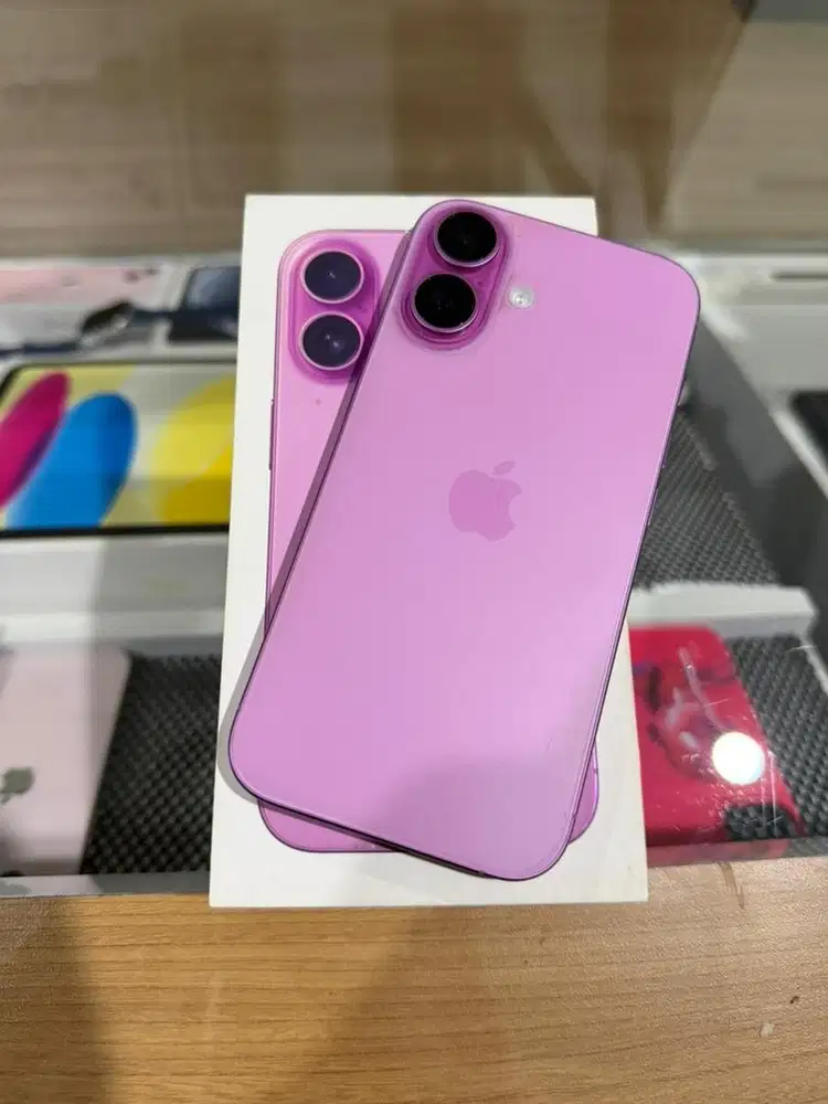 Iphone 16 basic 128gb iBox pink bh 100% garansi April 2027 bisa tt