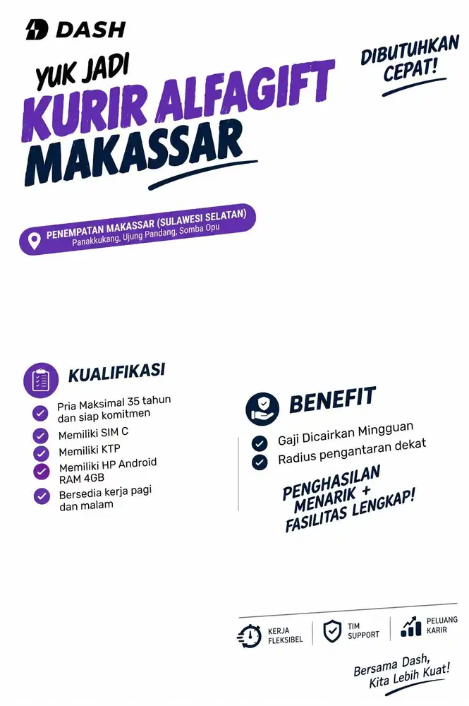 LOWONGAN KERJA KURI ALFAGIFT MAKASSSAR