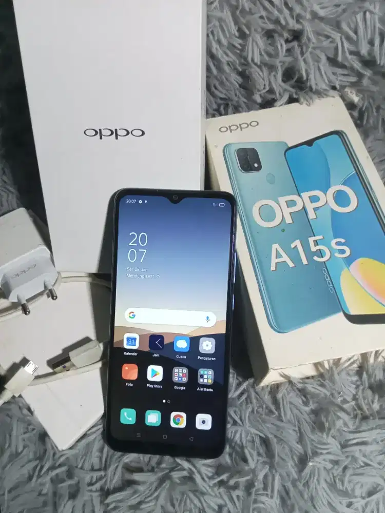 OPPO A15S RAM 6/128gb Fullset Nominus Nokendala