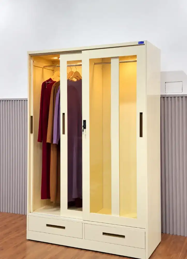 Lemari Pakaian Gamis 2 Pintu Sliding