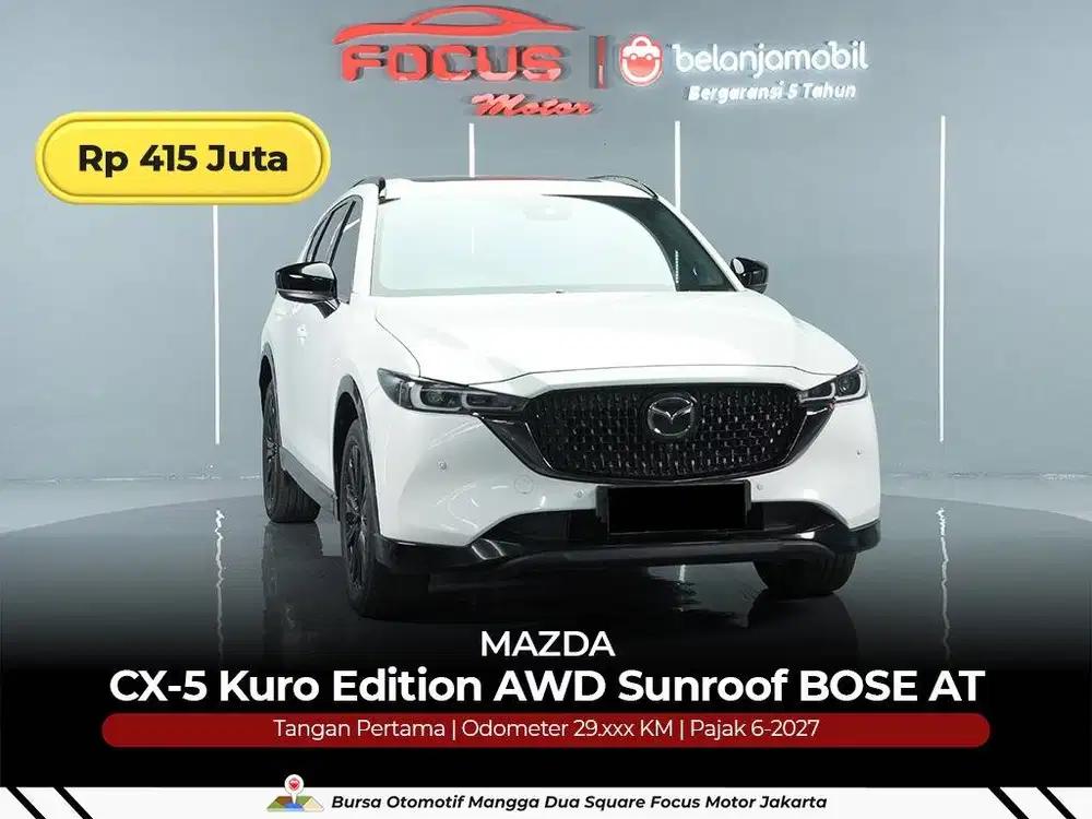 [ GARANSI 5THN AWD ] Mazda CX5 CX 5 CX-5 Kuro Sunroof 2023/2024/2025