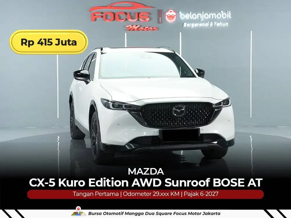 [ GARANSI 5THN AWD ] Mazda CX5 CX 5 CX-5 Kuro Sunroof 2023/2024/2025