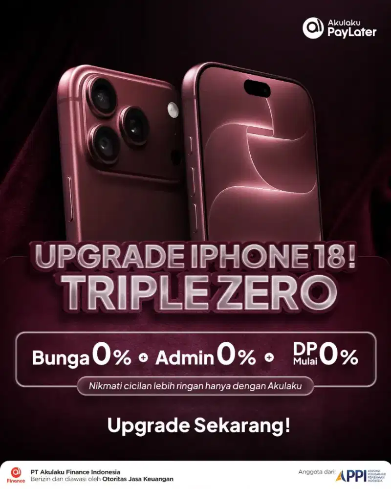 Buruan PO iPhone 18 diakulaku paylater