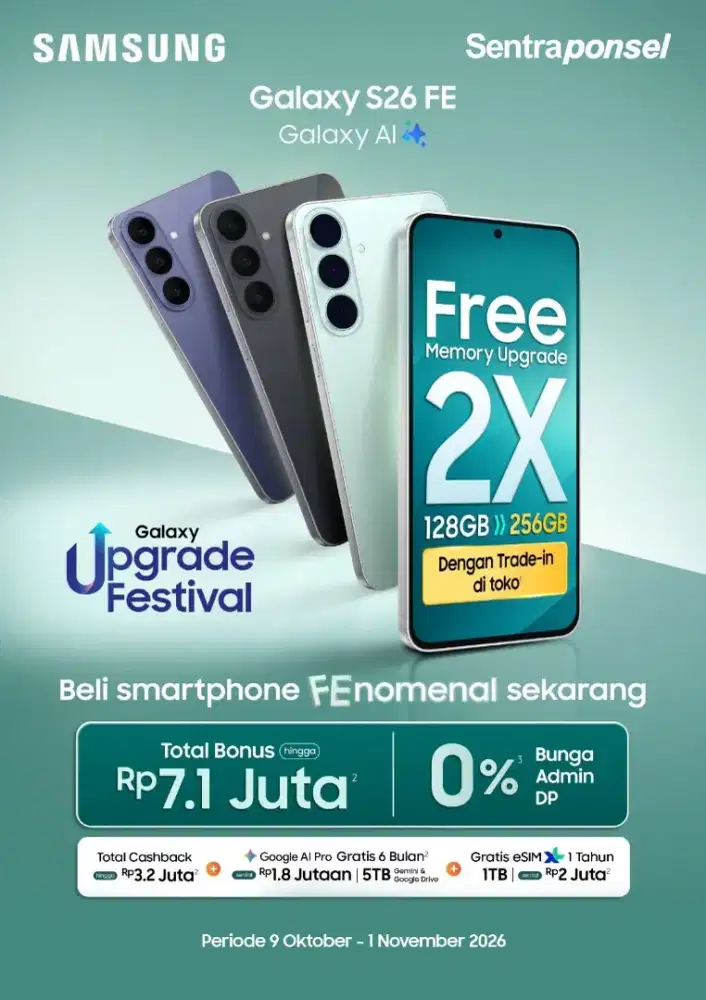 NEW GALAXY S26FE BANYAK BENGET BENEFITNYA