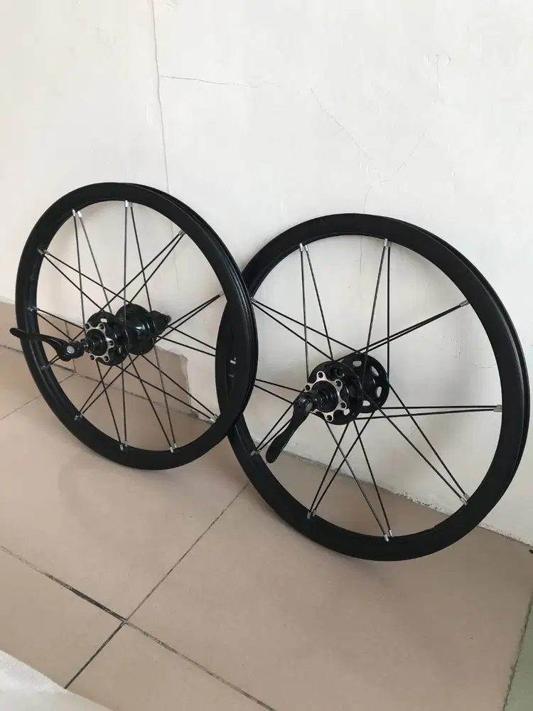 WHEELSET (VELG) ION 16 inch 349 Discbrake  350rb* (NEGO TIPIS)
