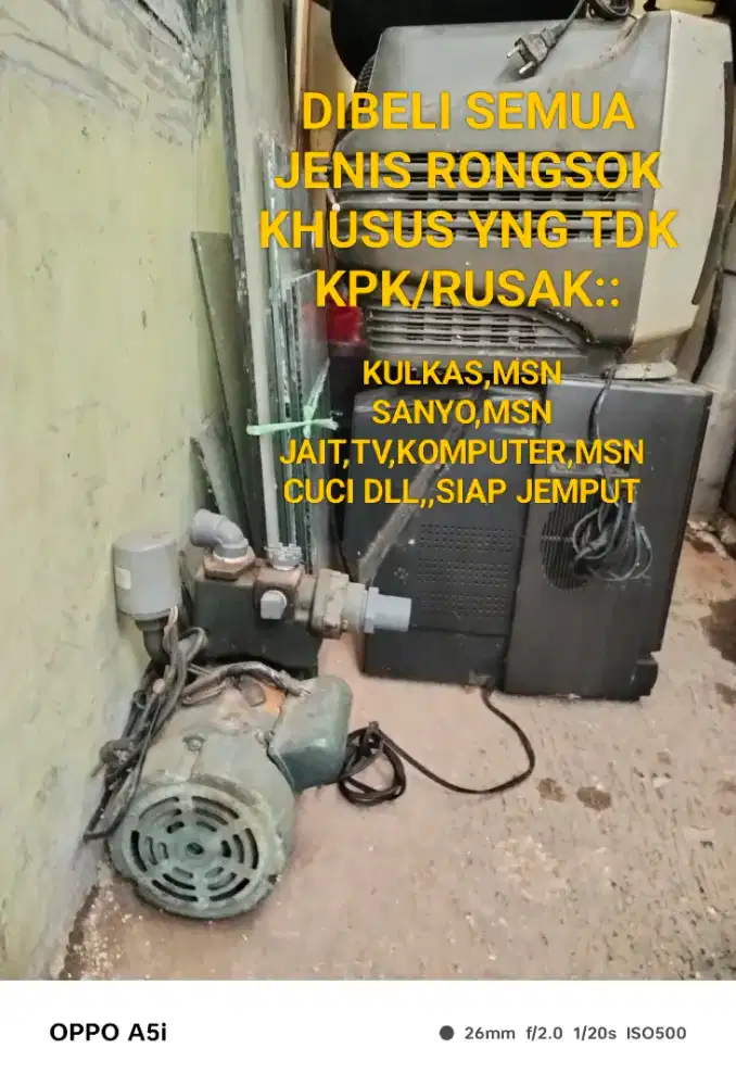 Cari barang bekas/ rusak