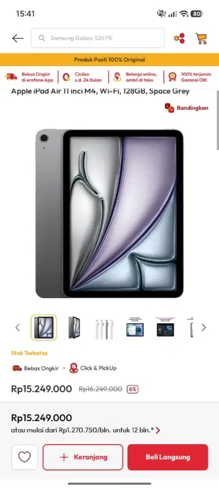 IPAD M4 PROMO SPESIAL CICILAN GRATIS 1 ATAU 2 BULAN TANPA DP