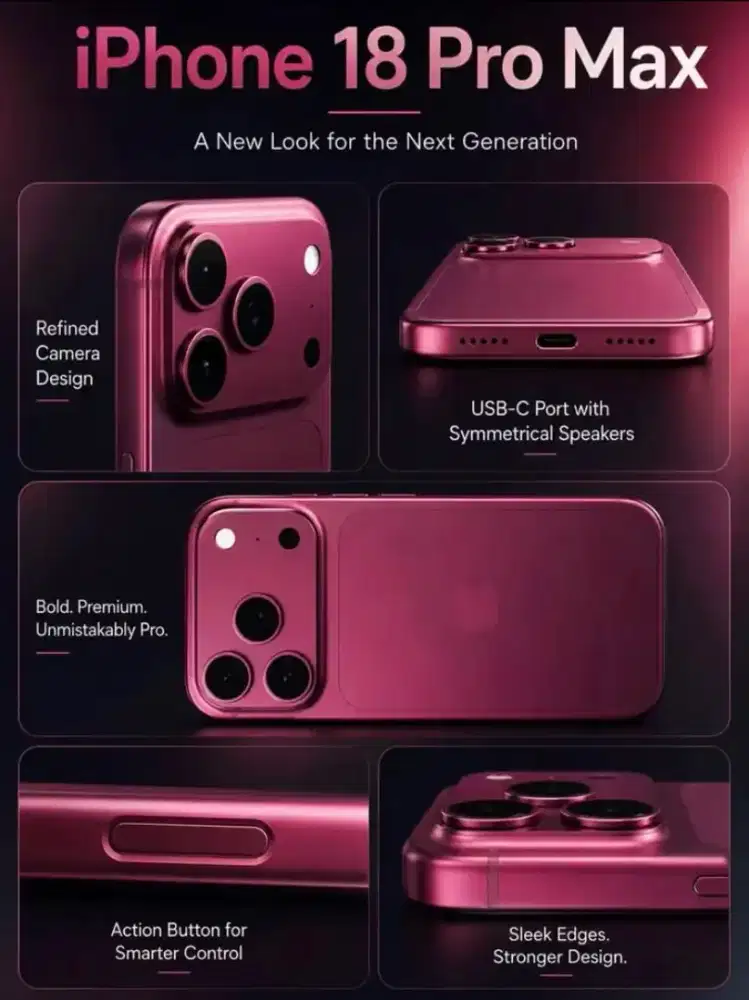 Pre-order iPhone 18 pro dan promax bunga 0% dengan Home Credit