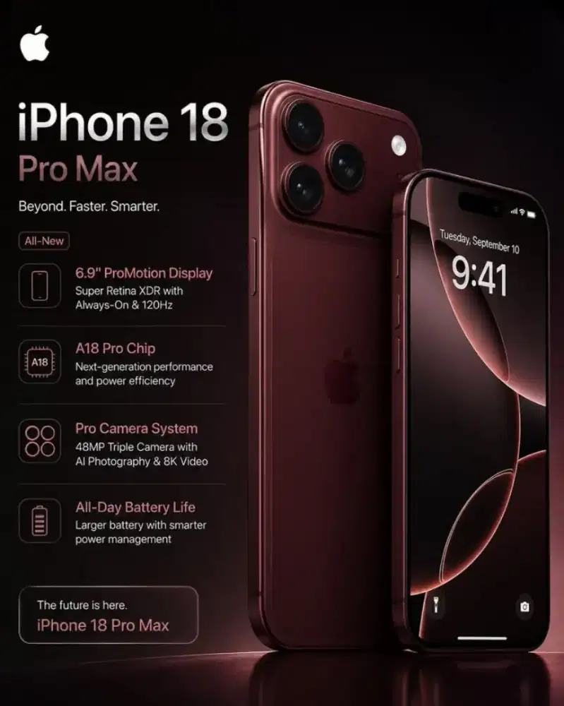 Promo pre-order iPhone 18 dengan Home Credit