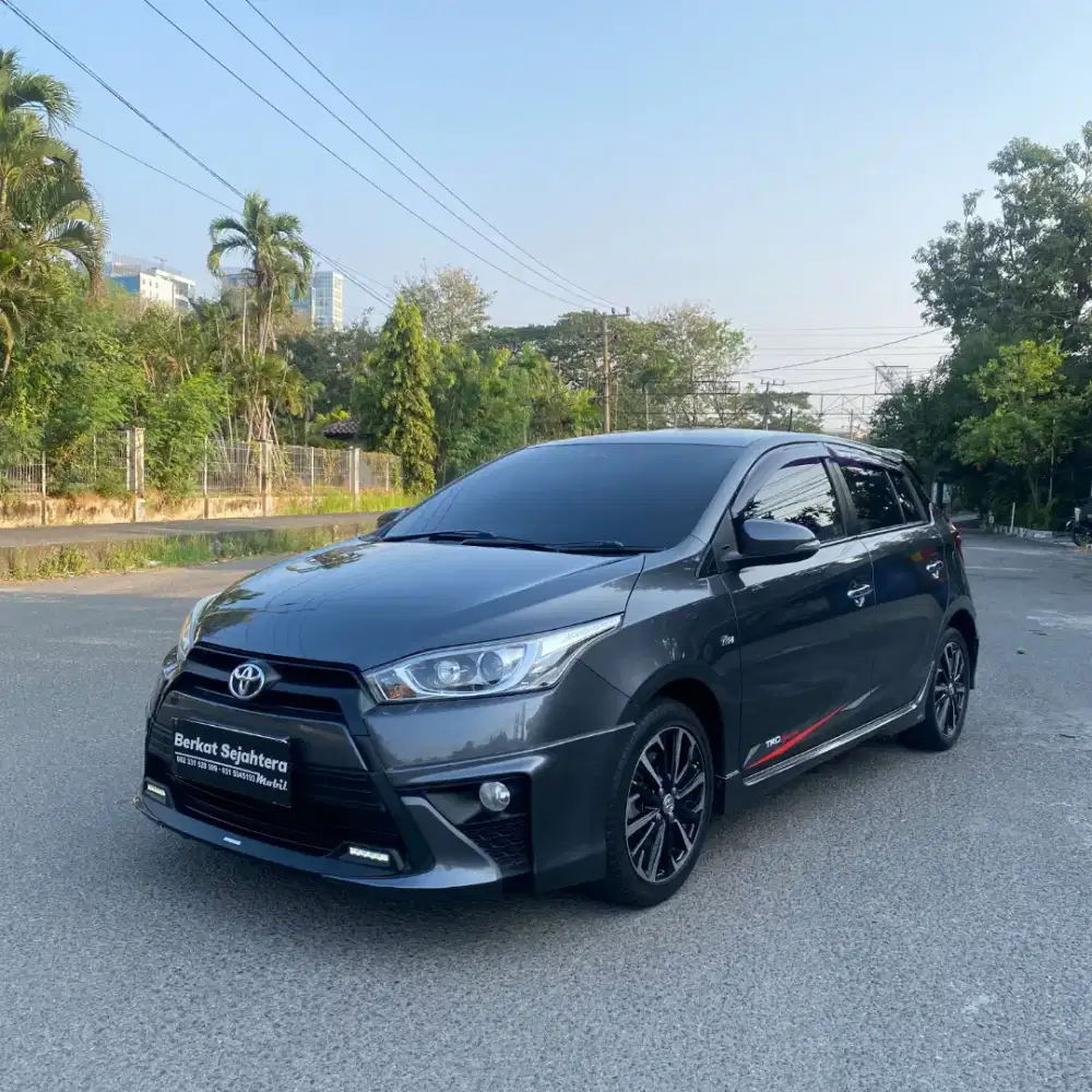 Tdp 30 Yaris S TRD mesin dual VVTi automatic 2017 full ori surabaya