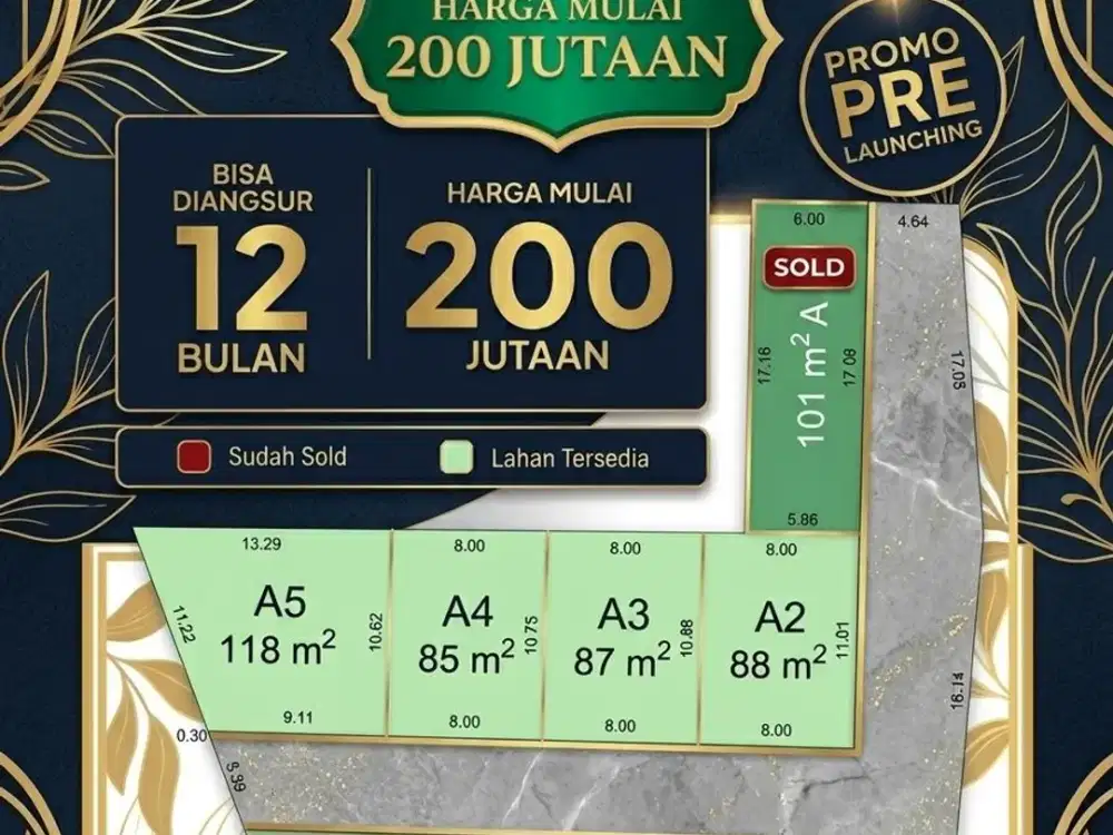 Kavling Siap Bangun Cileunyi SHM 200 Jutaan
