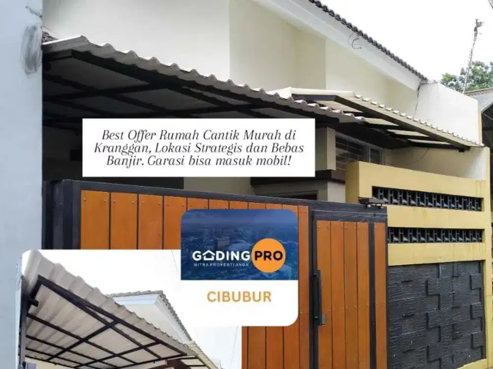Dijual Rumah Cantik Murah di Kranggan, Strategis dan Bebas Banjir