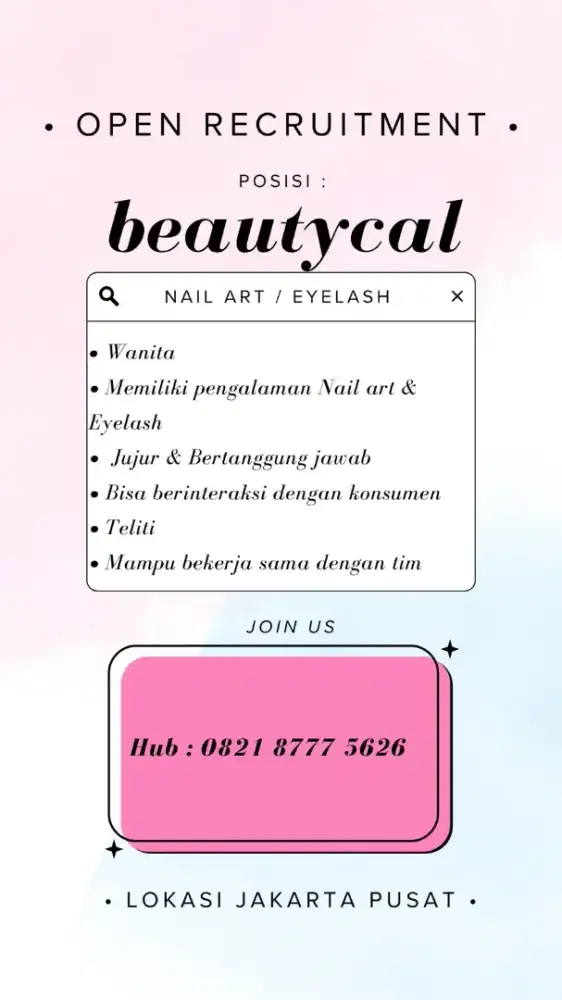 DI CARI UNTUK AYELASH DAN NAIL