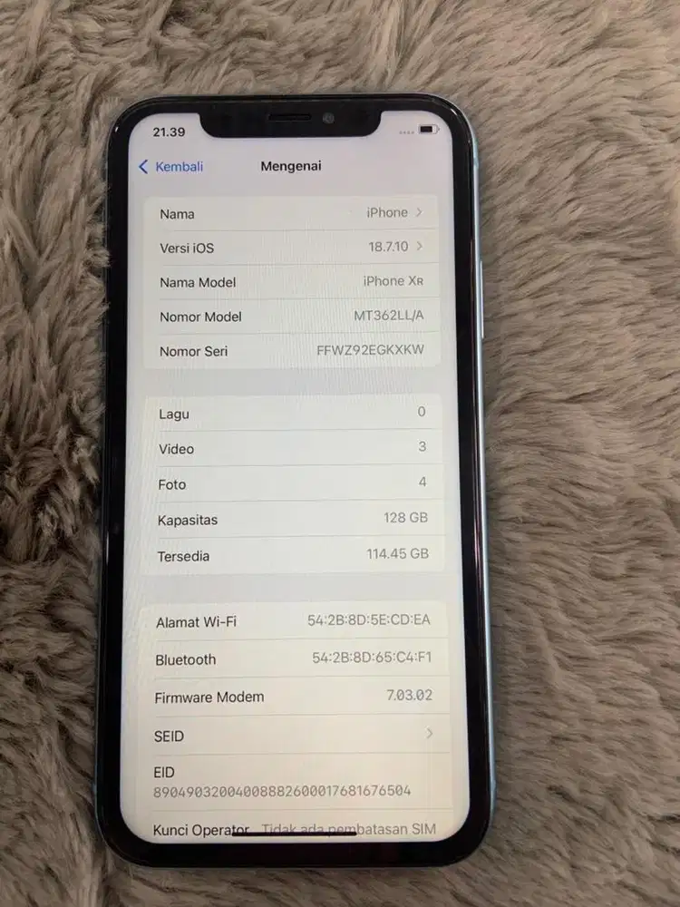 IPHONE XR - 128 GB - INTER
