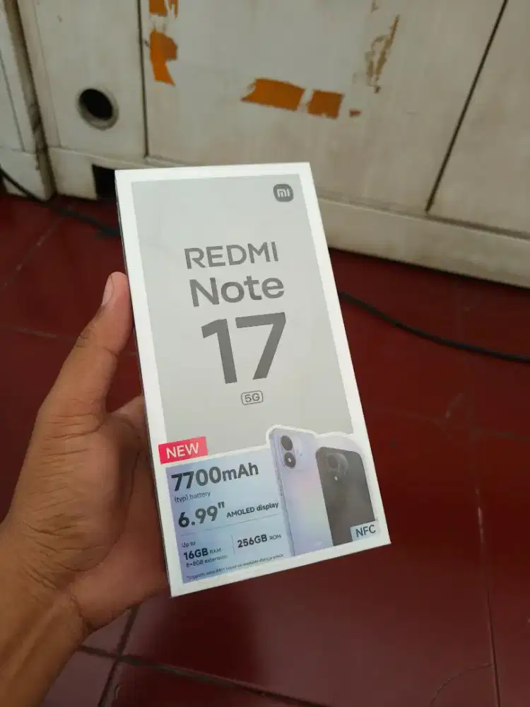 New Redminote 17 5G ram8/256 garansi resmi 1 tahun