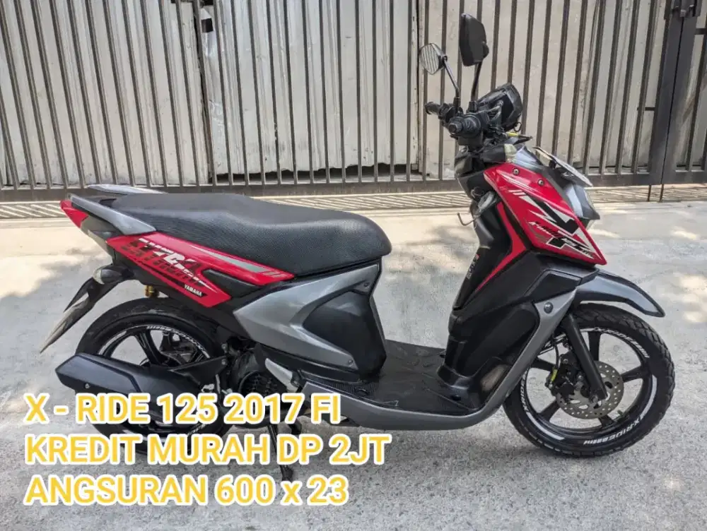 X Ride New 125cc 2017 Merah Km 30Rban