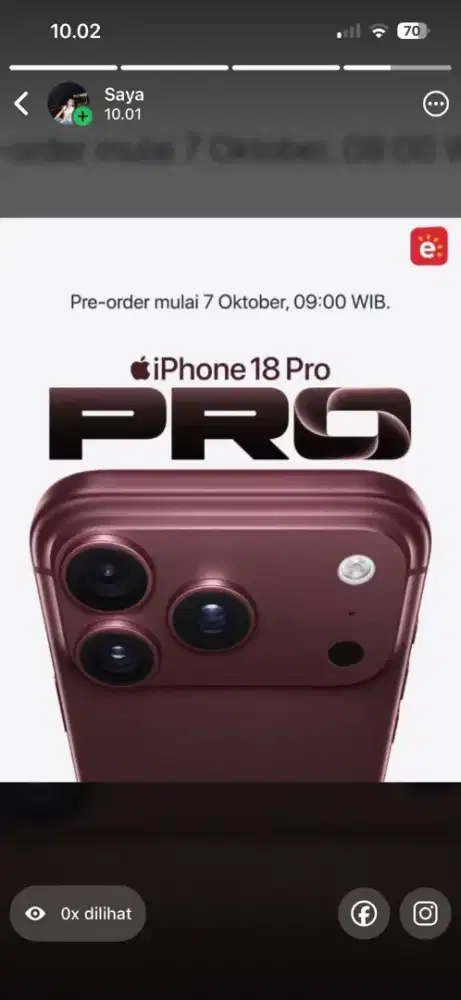 PO Iphone 18!!!