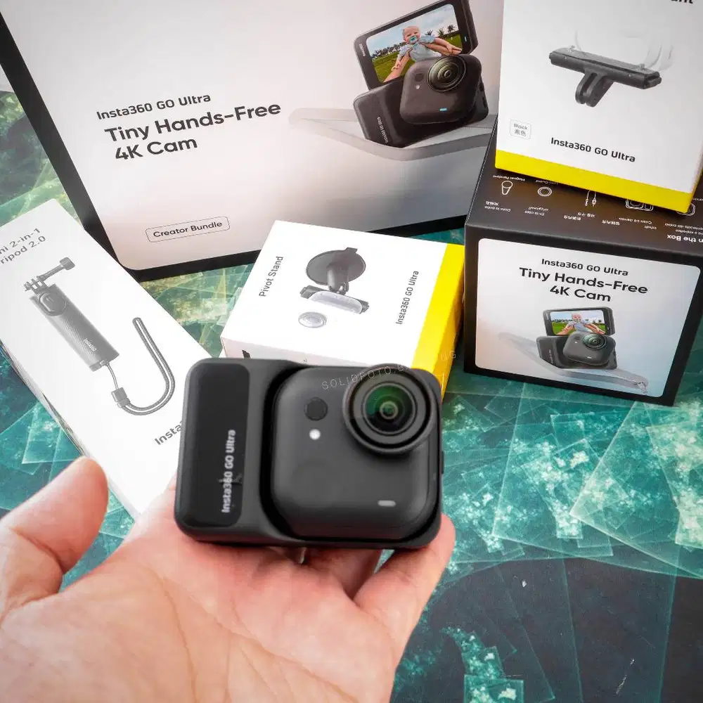 Insta360 Go Ultra Creator Bundle. Fullset Like New. 4K Action Cam