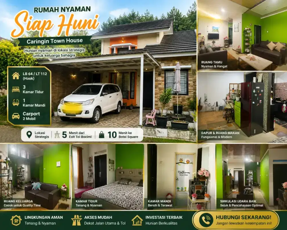 Dijual Rumah Di Caringin Town House Kab Bogor