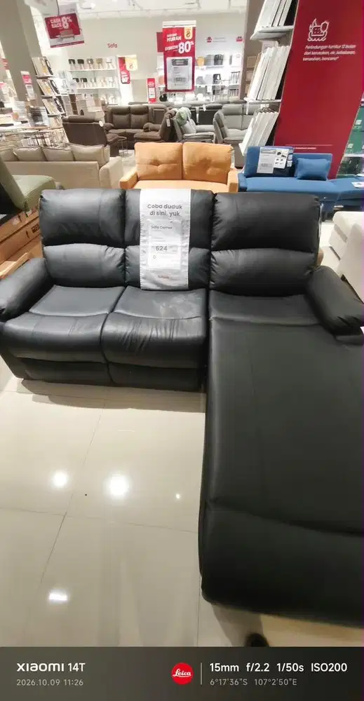 OBRAL SOFA L SUDUT BISA RECLINER