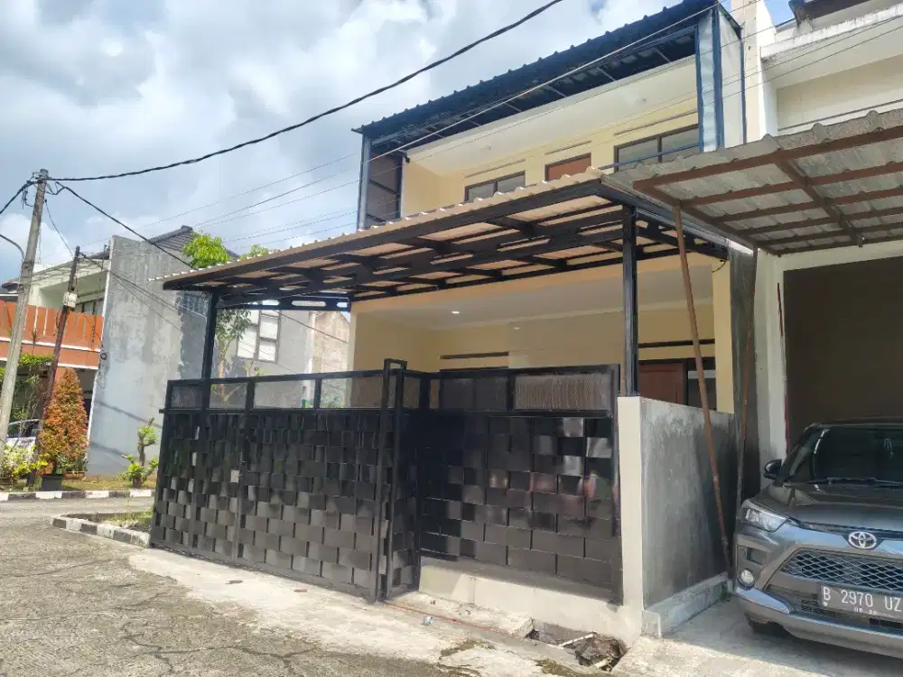 Rumah di tengah kota 3 kamar tidur 2 kamar mandi